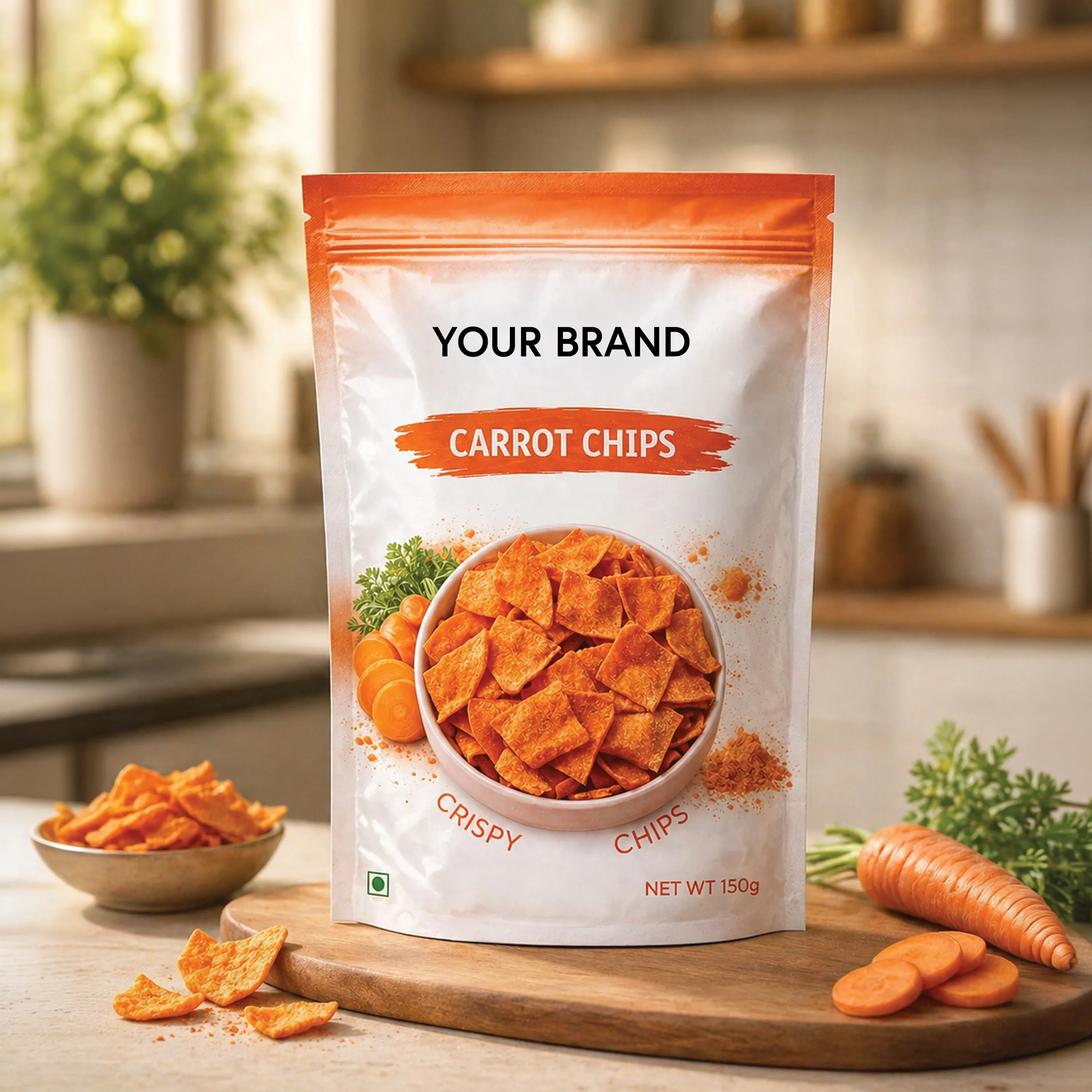 Carrot Baked Chips