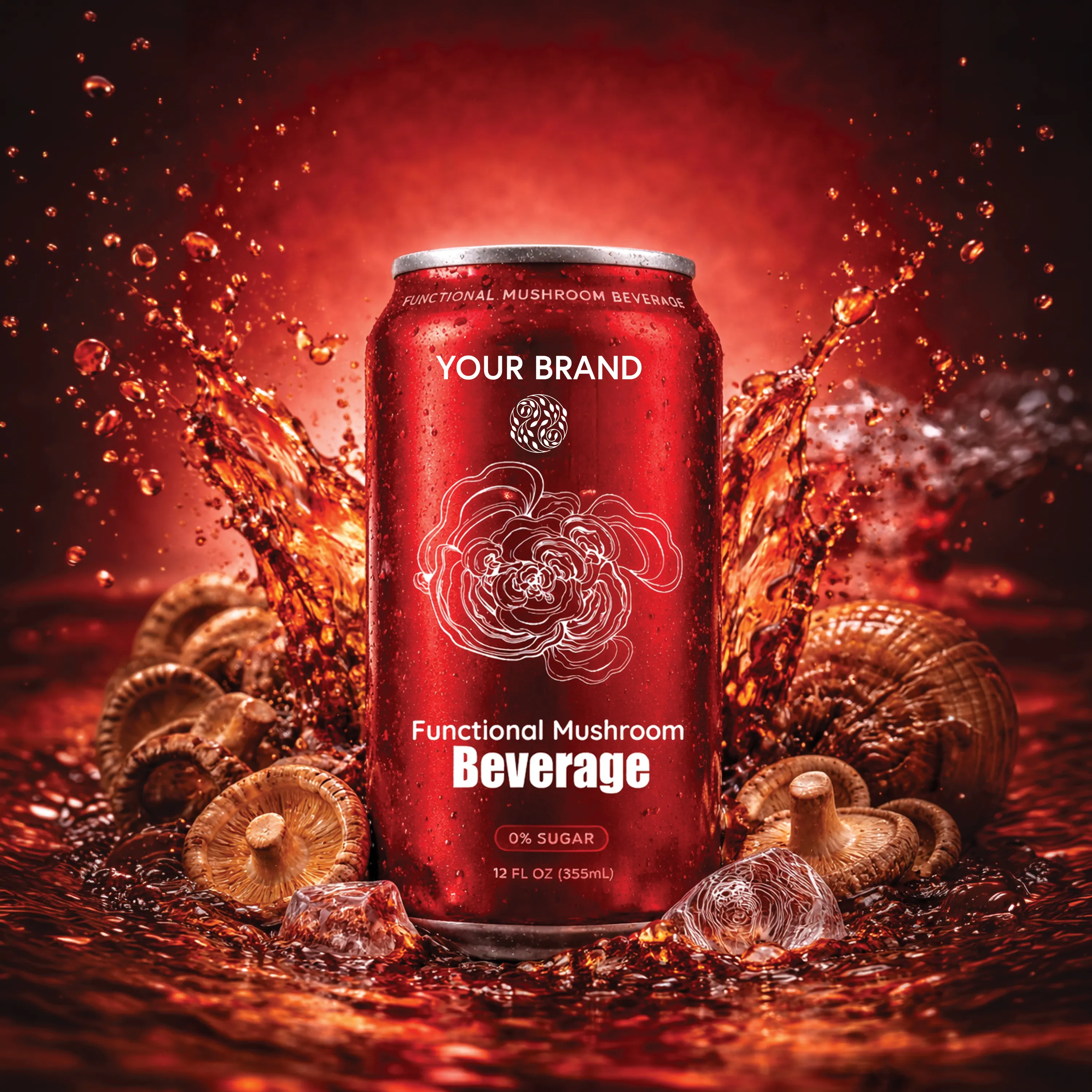 Functional Mushroom Soda